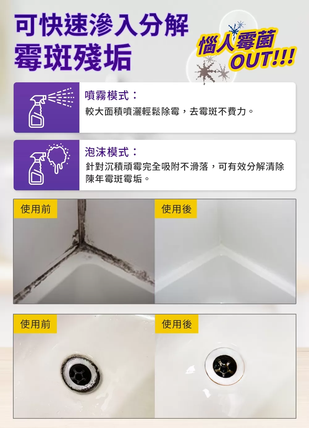 優品浴室除霉清潔劑500ml商品介紹-1-2