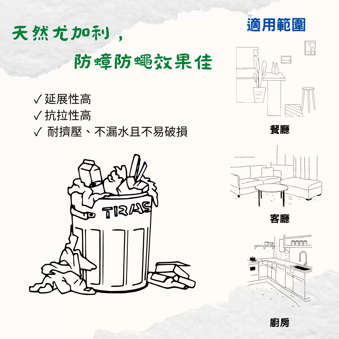 【優品X柴語錄】全新升級!防蟑防蠅清潔袋(大)-51張商品介紹-1-4