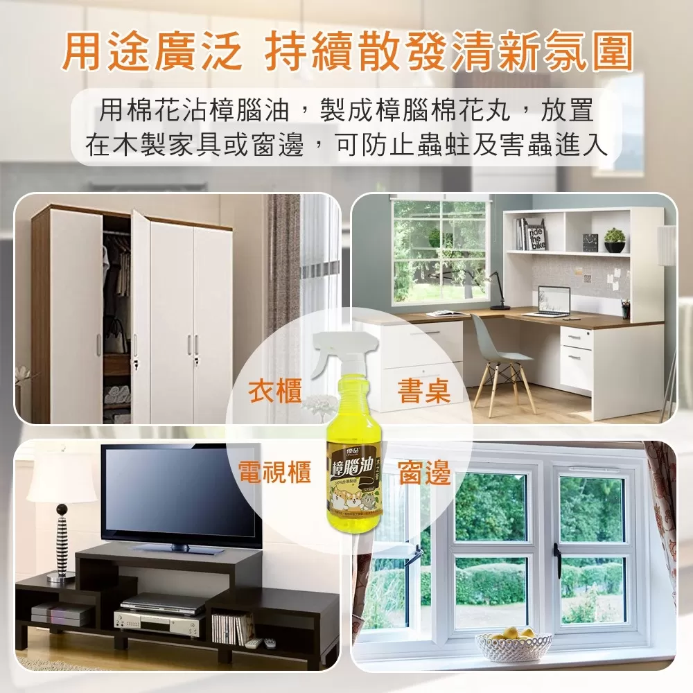 【優品X柴語錄】樟腦油-噴槍525ml商品介紹-1-5