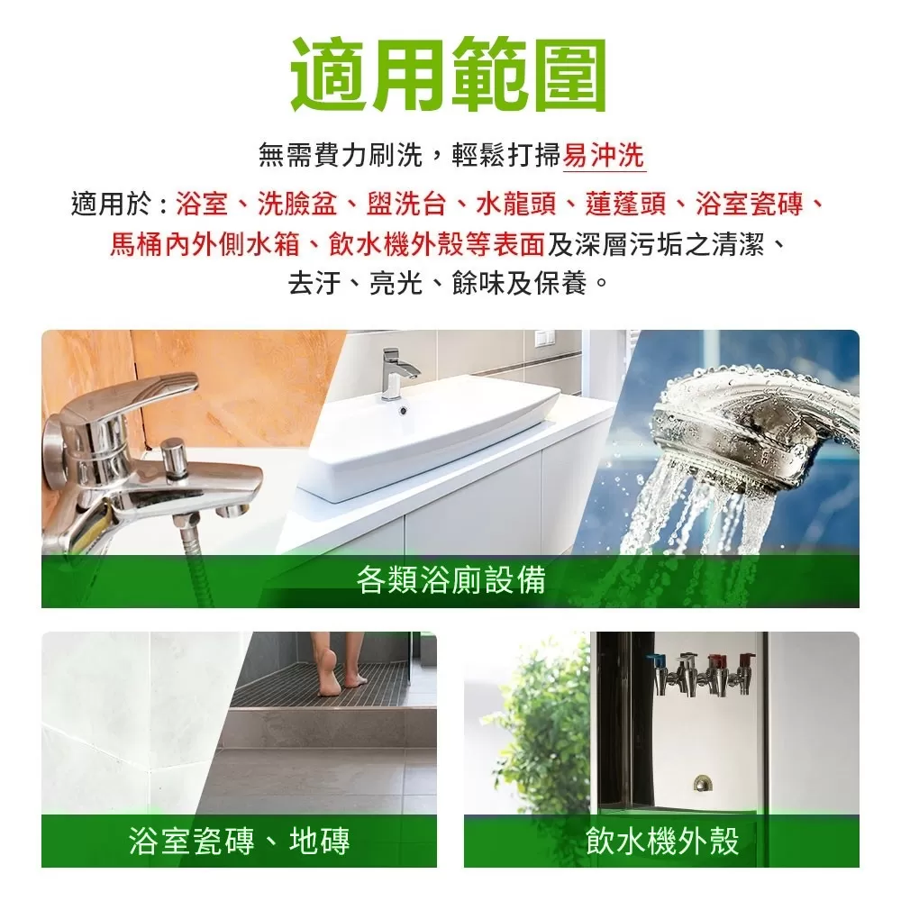 【優品X柴語錄】強效浴室深層除霉清潔劑400ml商品介紹-2-2