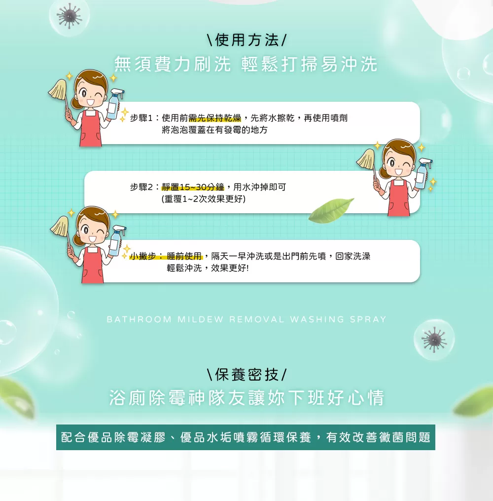 【優品X柴語錄】強效浴室深層除霉清潔劑400ml商品介紹-1-5