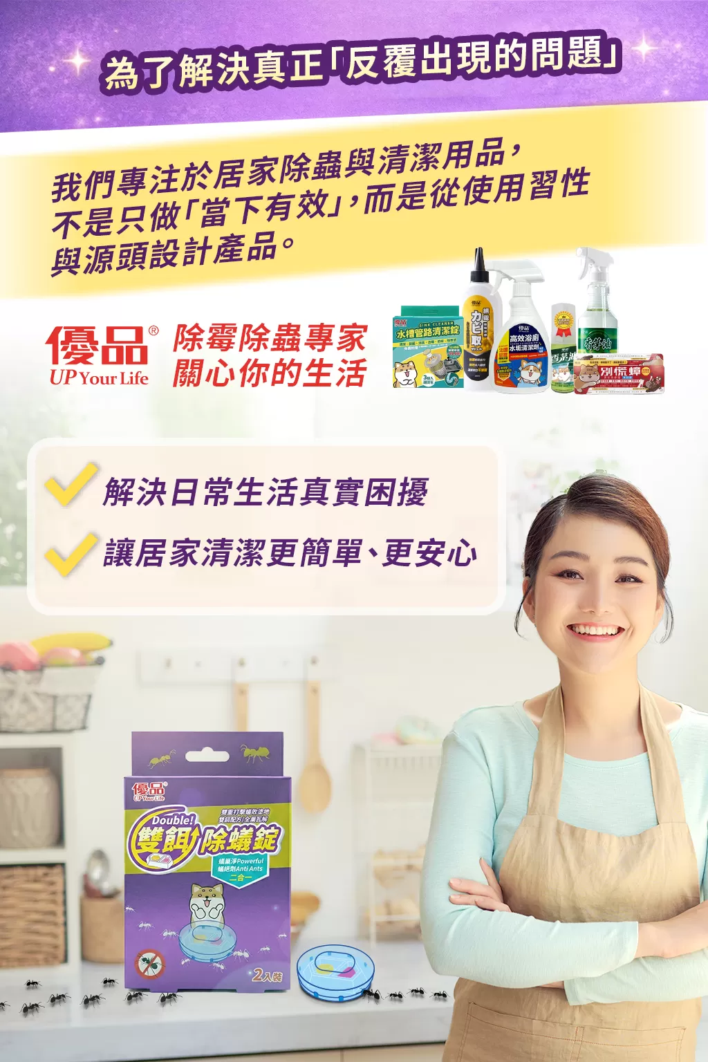 團購免運組【新品上市】雙餌除蟻錠(2入裝)12入商品介紹-1-3